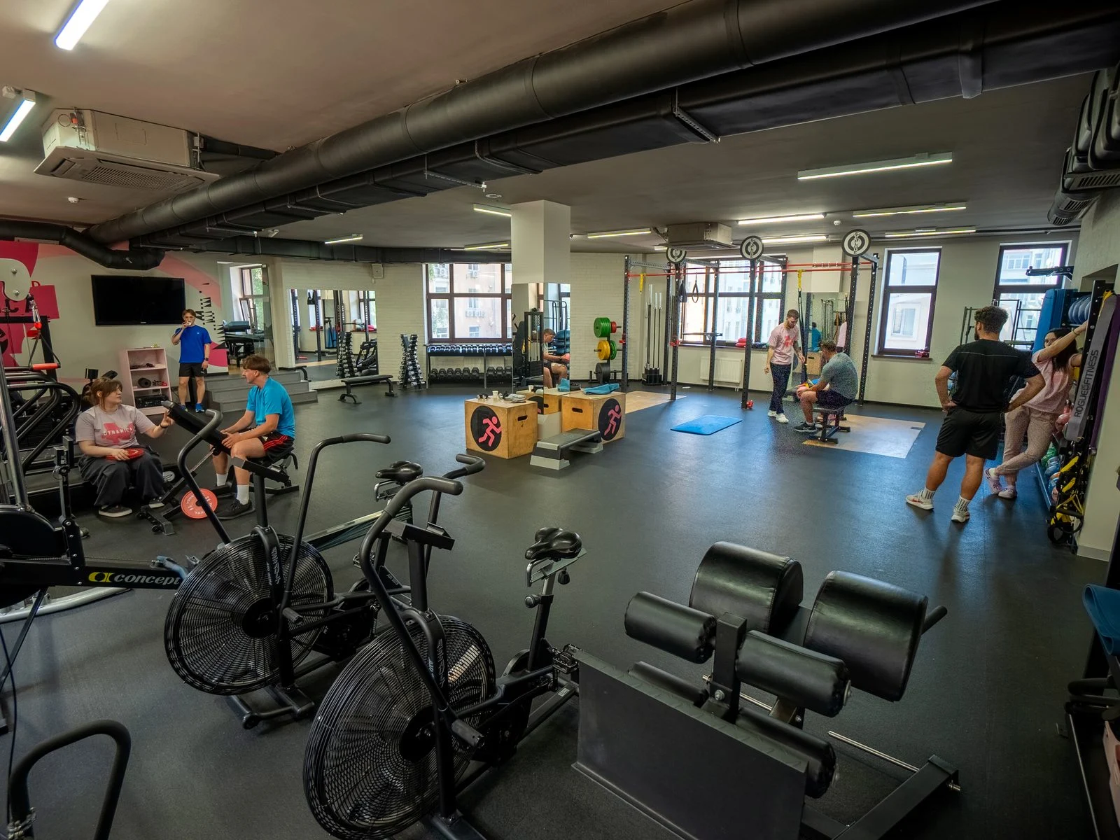 Training floor at Dynamica rehabilitation center on Pyrohova 6A in Kyiv
