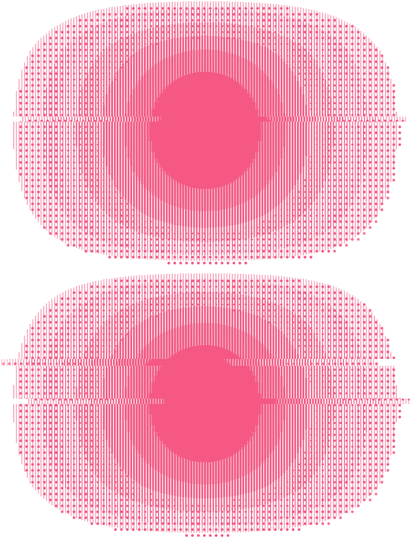 A person reaching upward, drawn in vertical lines